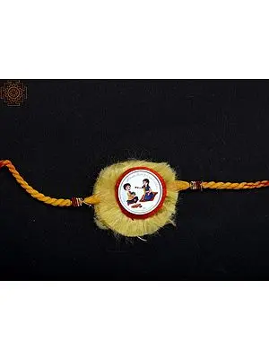 92.5% Sterling Silver Circular Rakhi