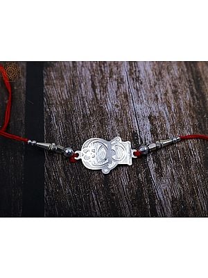 92.5% Sterling Silver Doremon Rakhi