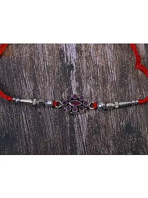 92.5% Sterling Silver Beautiful Rakhi