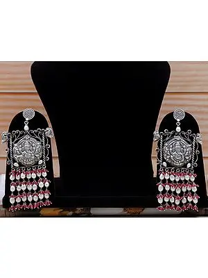 Sterling Silver Lord Ganesha Earring