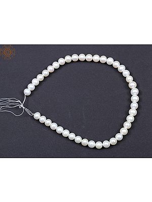 White Pearl Beads (Price of 1 String)