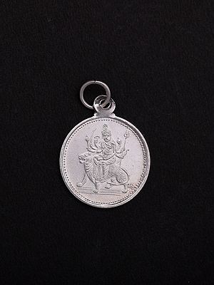 Maa Durga Pendant with Yantra on Reverse Side