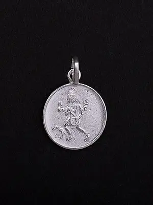 Lord Bhairav Pendant with Yantra on Reverse Side