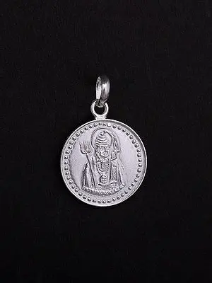 Lord Shiva Pendant with Mahamritunjay Yantra on Reverse Side