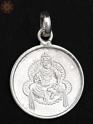 Lord Kubera Pendant with Kubera Yantra on Reverse Side