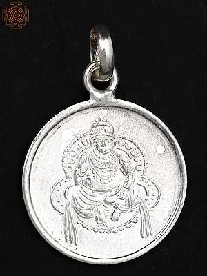 Lord Kubera Pendant with Kubera Yantra on Reverse Side