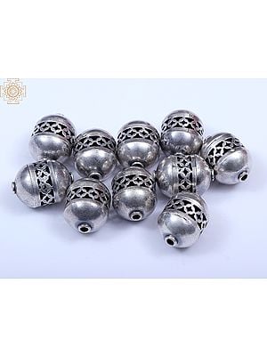 Sterling Silver Beads (10 Pieces)