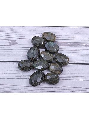 Faceted Labradorite Stone Nuggets (Price of 1 String)