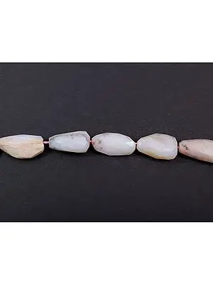 Pink Opal Faceted Nuggets (Price of 1 String)