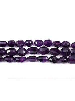 Amethyst Faceted Nuggets (Price of 1 String)