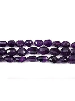Amethyst Faceted Nuggets (Price of 1 String)
