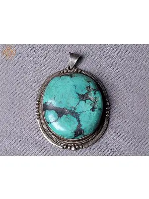 Turquoise Pendant | Sterling Silver Jewelry