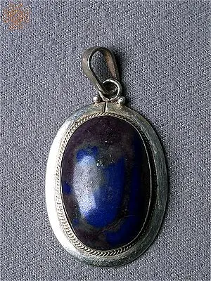 Silver Oval Pendant | Sterling Silver Jewelry