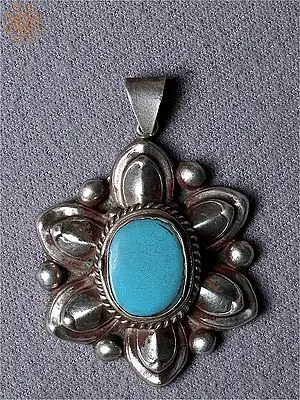 Silver Lotus Flower Pendant