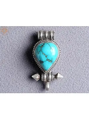 Silver Drop Turquoise Ghau from Nepal