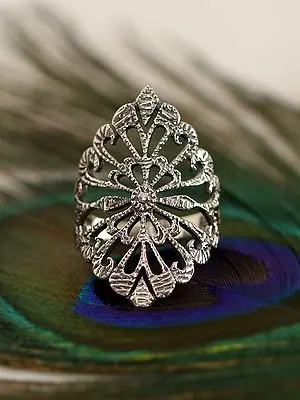 Vintage Style Ring | Sterling Silver
