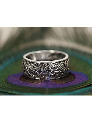 Designer Hollow Ring | Sterling Silver Rings