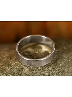 Flat Silver Band Ring | Sterling Silver Rings