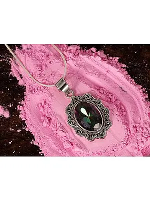 Stunning Mystic Topaz | Sterling Silver Pendant
