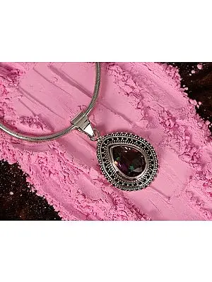 Droplet Mystic Topaz | Sterling Silver Pendant