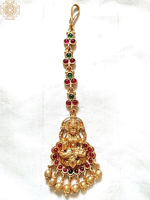 Maang Tikka with Goddess Lakshmi Design
