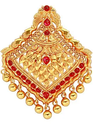 Peacock Pendant (South Indian Temple Jewelery)