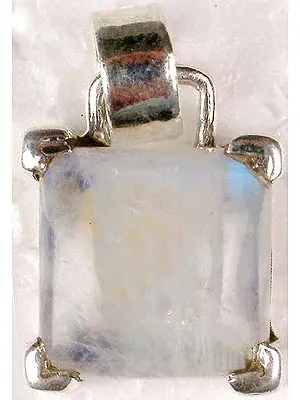 Rectangular Rainbow Moonstone