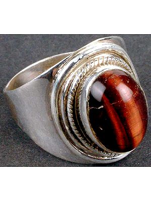 Red Tiger Eye Ring