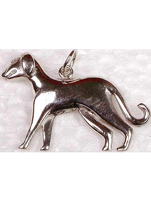 Sterling Silver Dog Pendant