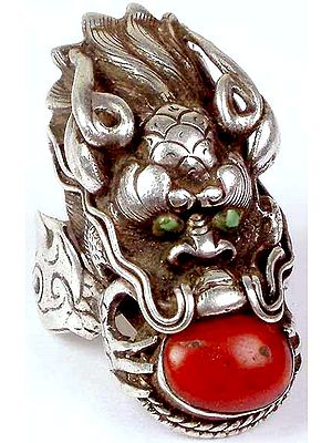 Coral Dragon Ring