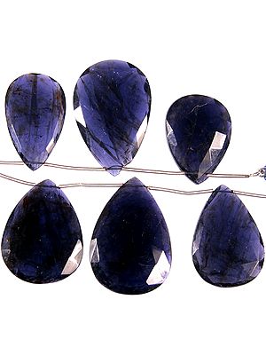 Faceted Iolite Large Briolette