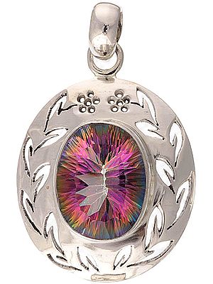 Faceted Mystic Topaz Pendant