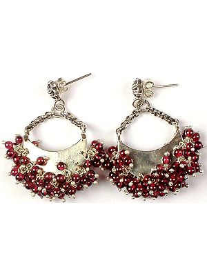 Garnet Gypsy Earrings