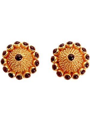 Stud Earrings (South Indian Temple Jewelry)