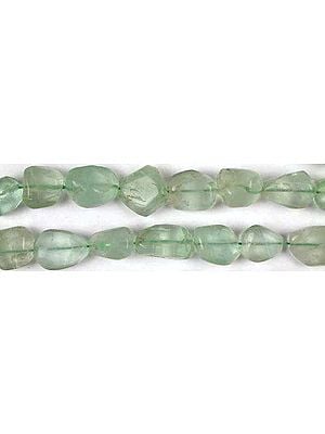 Green Fluorite Plain Nuggets | Gemstone Beads