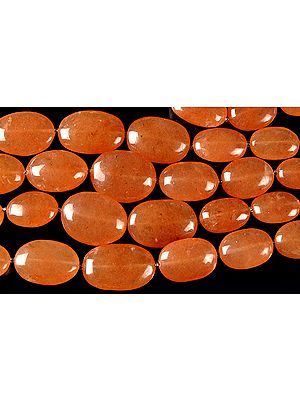 Cherry Quartz Plain Ovals | Gemstone Beads