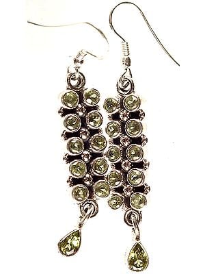 Faceted Peridot Earrings