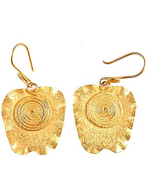 Sterling Gold Plated Silver Earrings