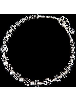 Sterling Beaded Bracelet