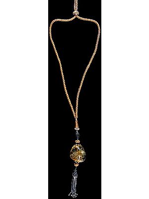 Citrine Necklace with Matching Cord