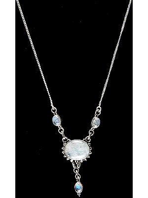 Rainbow Moonstone Necklace