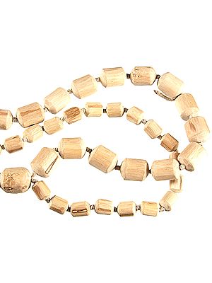 Holy Basil (Tulsi) Mala of 108 Beads for Chanting Mantras or Syllables or Name of God