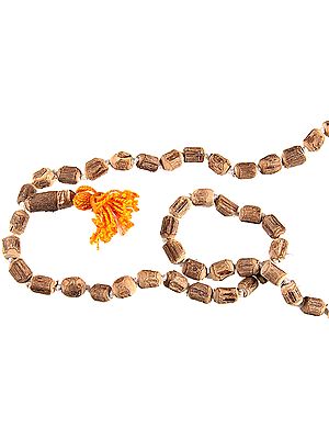 Tulsi (Holy Basil) Mala (Rosary) with 108 Beads for Chanting Mantras and Syllables