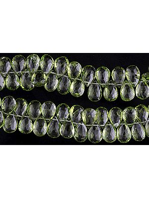 Fine Faceted Peridot Briolette