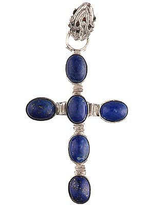 Lapis Lazuli Cross Pendant