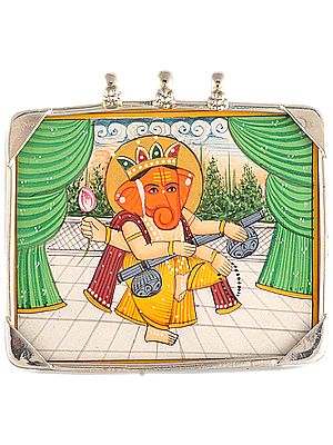 Dancing Ganesha Playing Veena