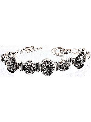 Tourmalinated Quartz Bracelet