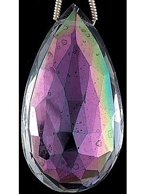 Faceted Mystic Topaz Briolette (Price Per Piece)