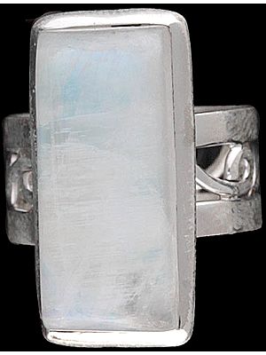 Rainbow Moonstone Ring