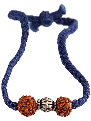 Rudraksha Bracelet with Cord